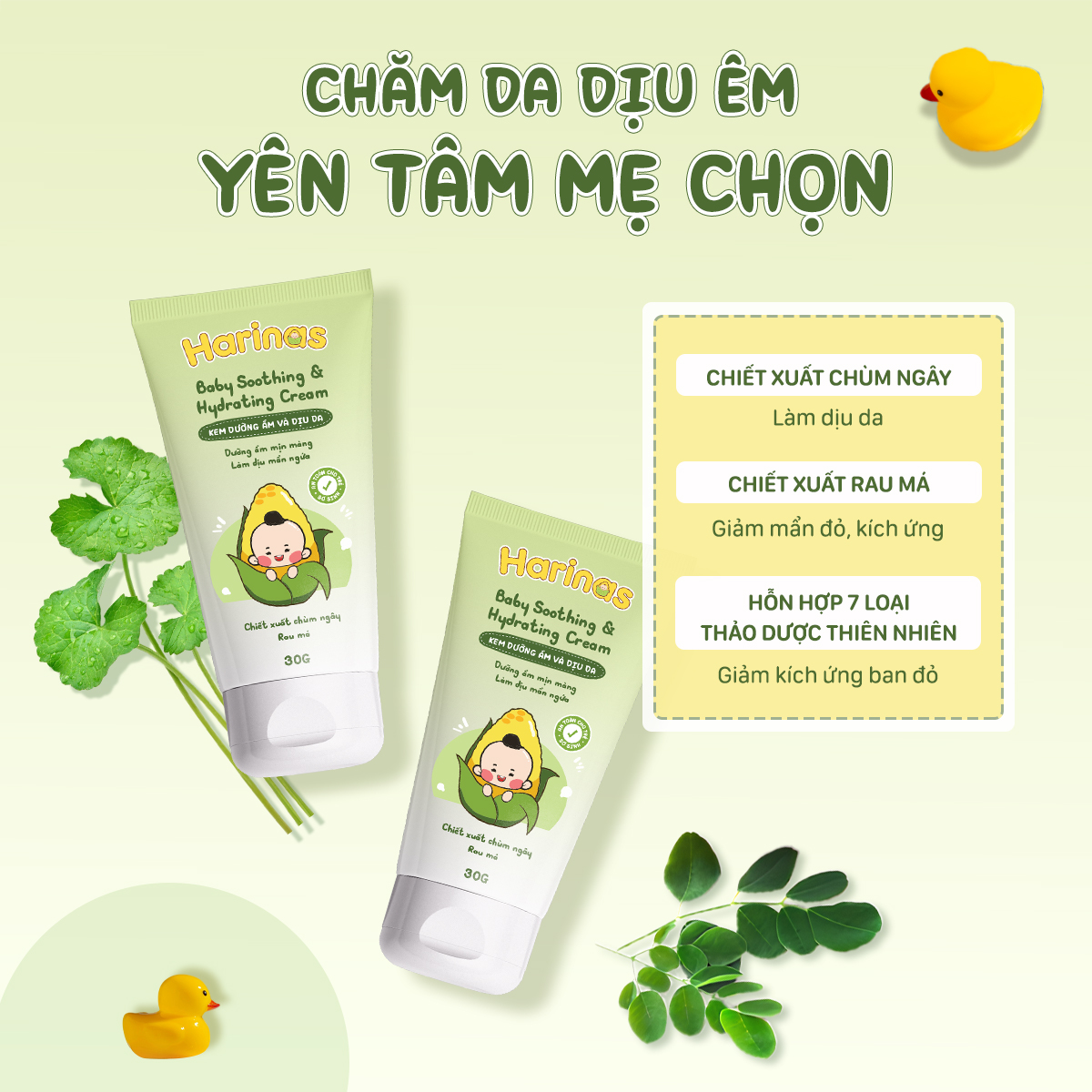Kem Dưỡng Ẩm Harinas Cho Bé