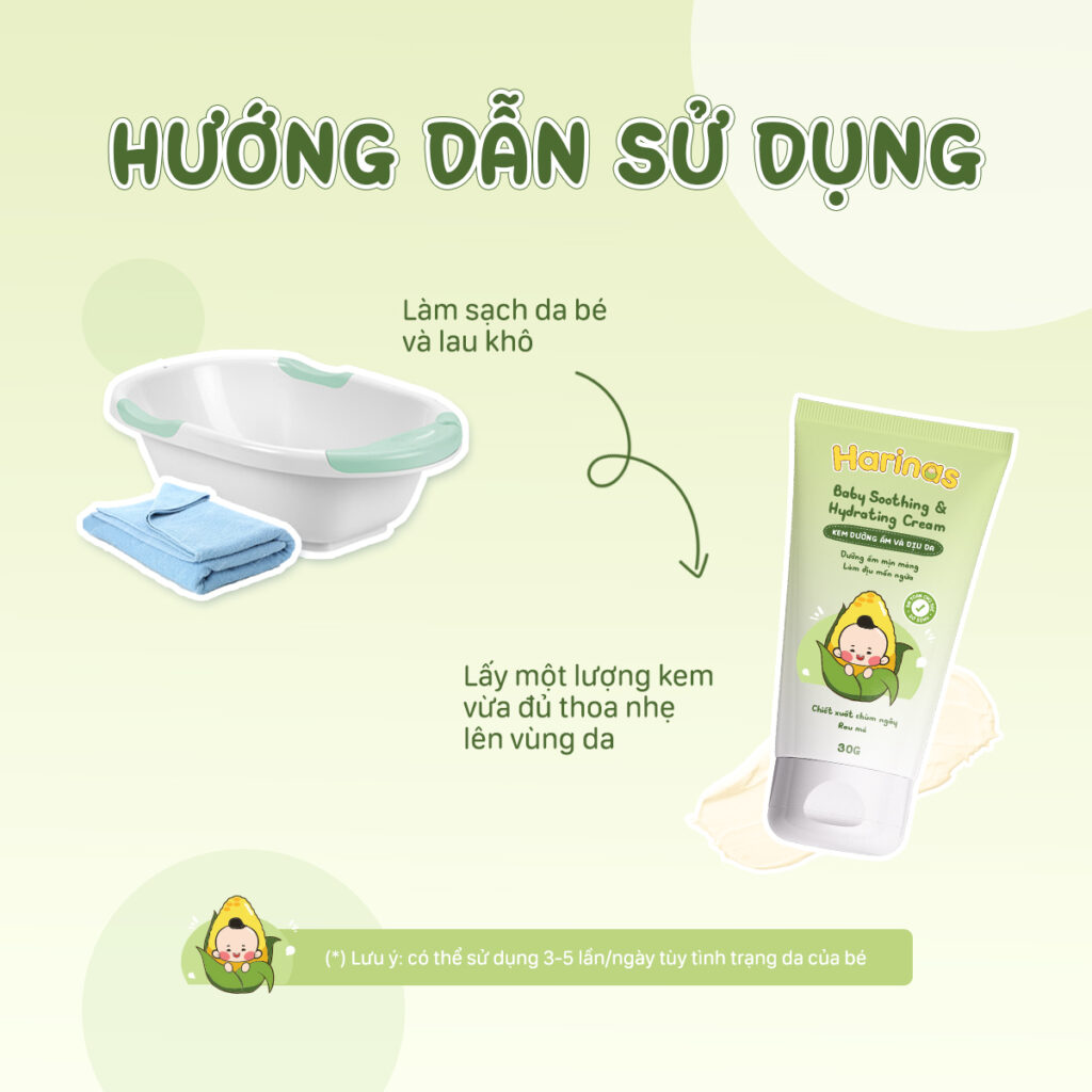 Kem Dưỡng Ẩm Harinas Cho Bé