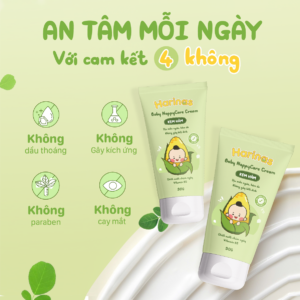 Kem hăm Harinas cho bé 30g, trị hăm tã và hăm cổ an toàn