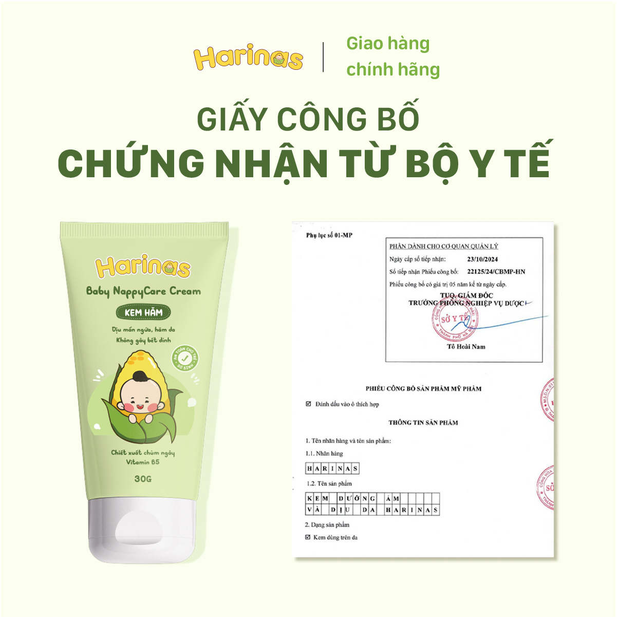 Kem hăm Harinas cho bé 30g, trị hăm tã và hăm cổ an toàn Kem hăm Harinas cho bé 30g, trị hăm tã và hăm cổ an toàn