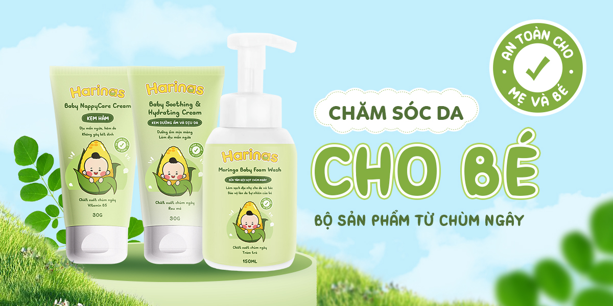 Harinas dược mỹ phẩm cho mẹ bầu và bé