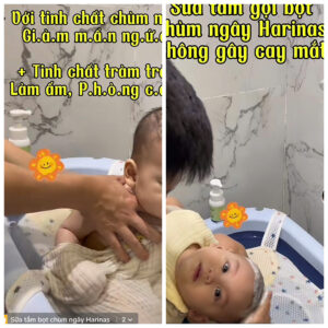 review sữa tắm chùm ngây Harinas