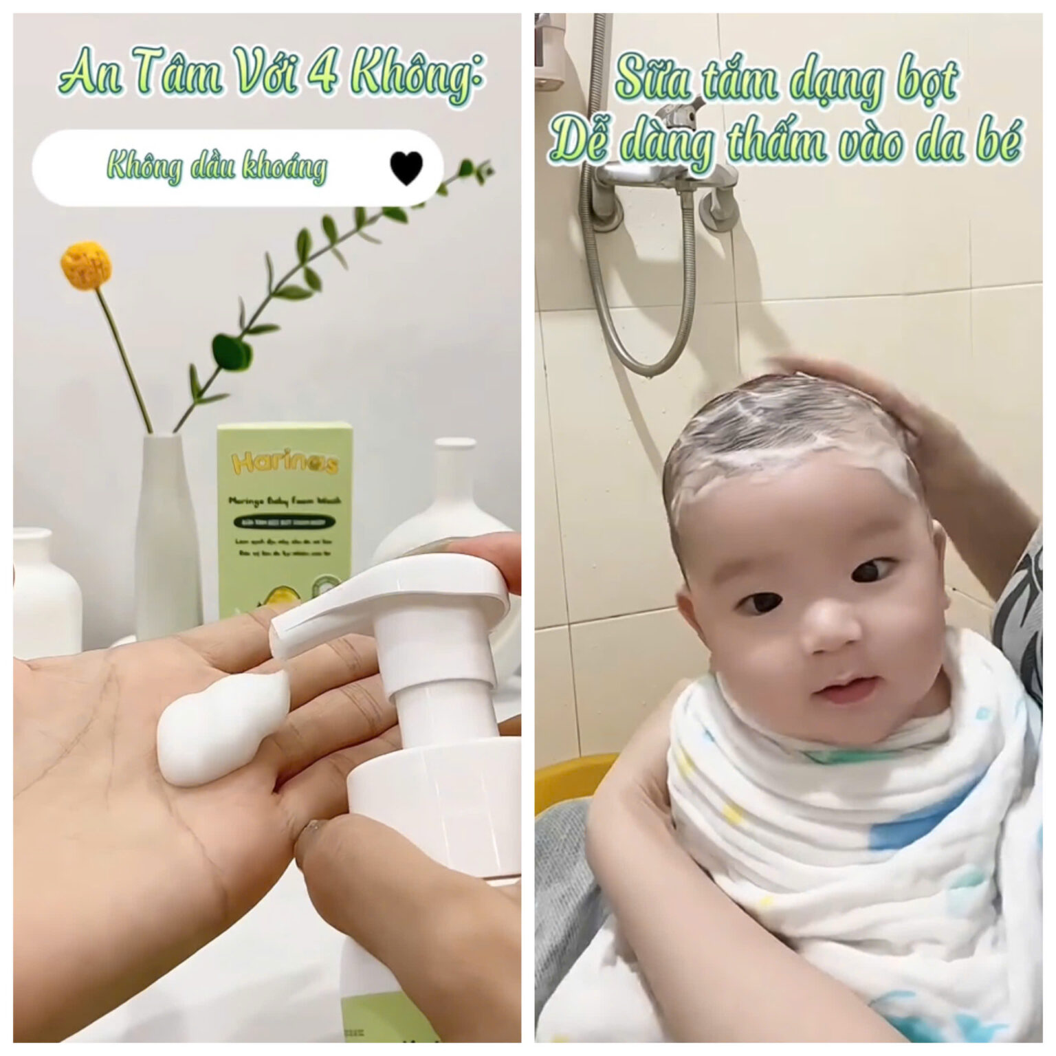Harinas được mẹ tin dùng